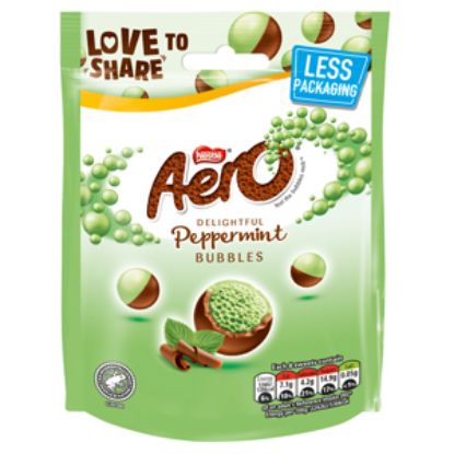 Picture of Pouch Aero Bubbles Mint Nestle 92g x8